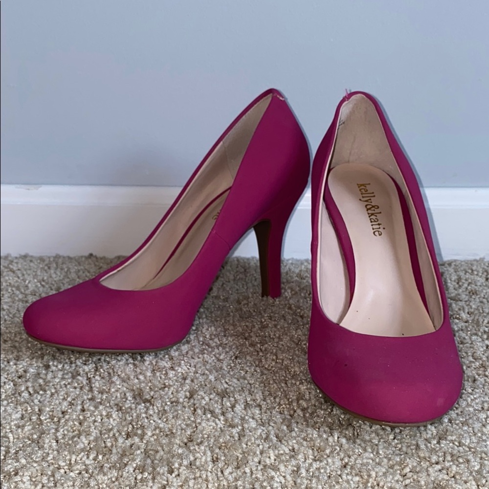 Kelly & Katie Pink Heels